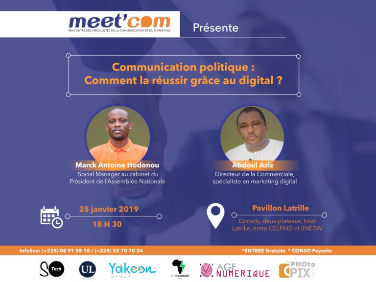 MeetCom 2019 : Quand la politique et le digital font bon ménage